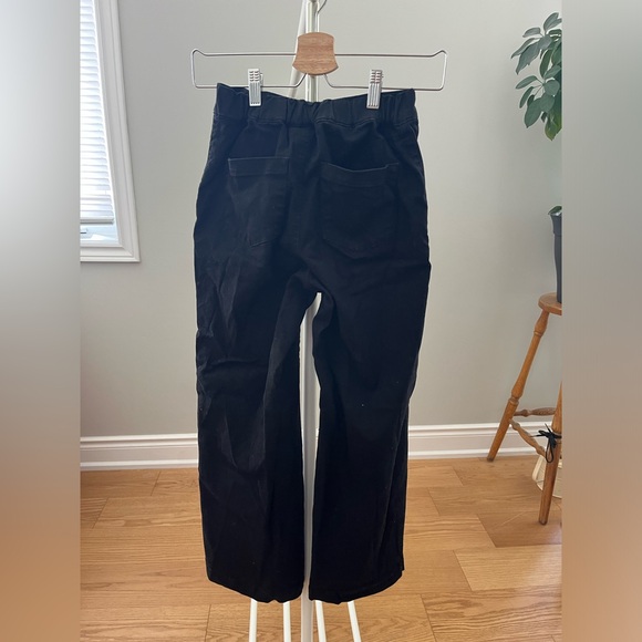 OAK + FORT Straight Leg Pants -Black Size. XS - Picture 2 of 3